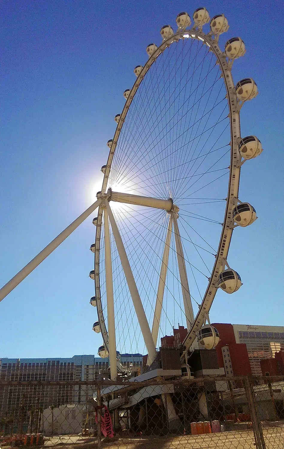 The High Roller under construction in January 2014