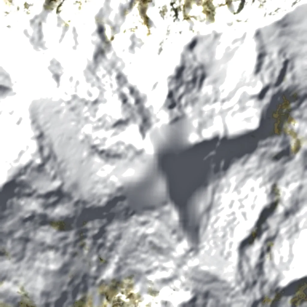 Himalchuli seen from above (Sentinel-2)