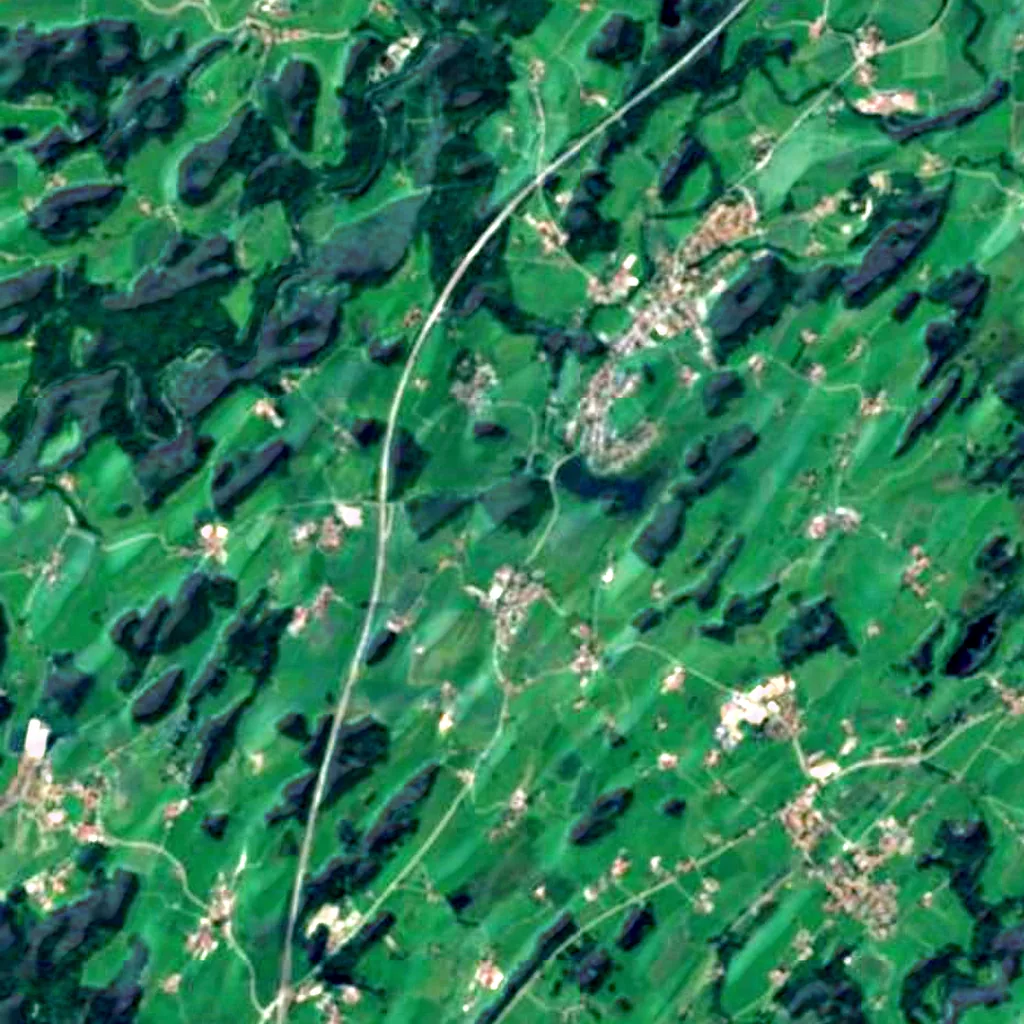 Hochberg seen from above (Sentinel-2)