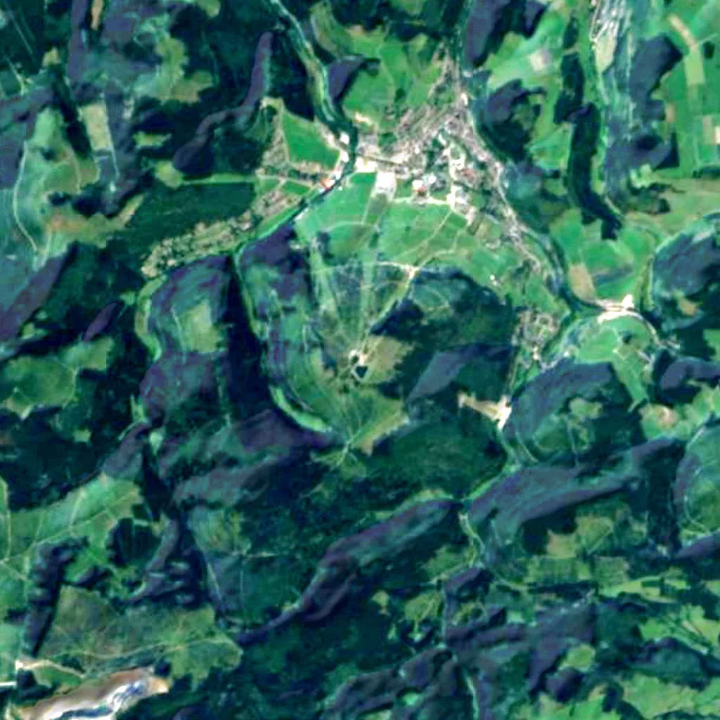 Hochheideturm seen from above (Sentinel-2)