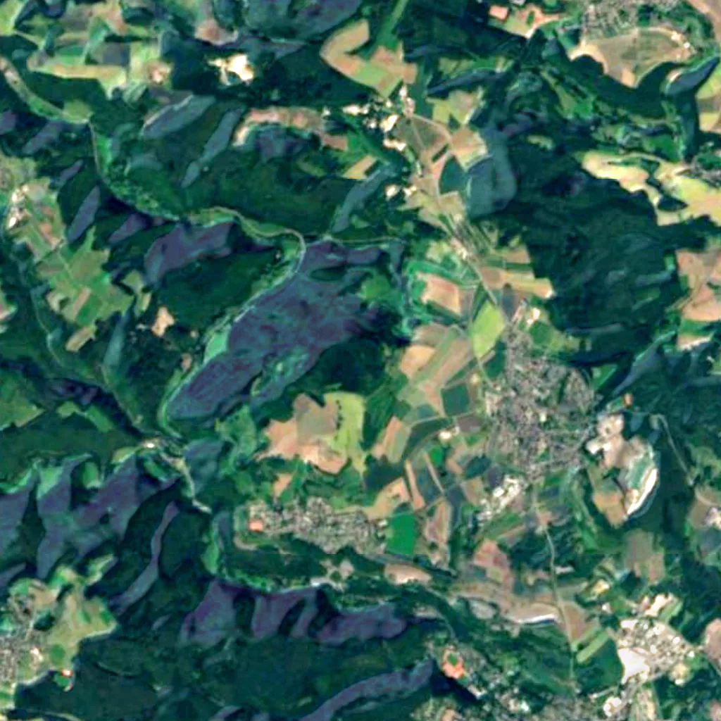 Hochsimmer Tower seen from above (Sentinel-2)