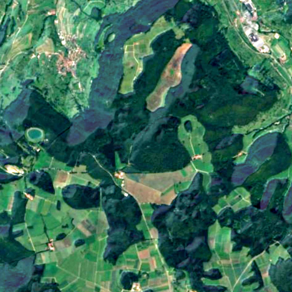 Hohe Warte seen from above (Sentinel-2)