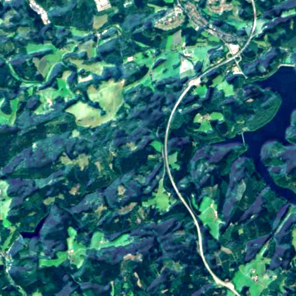 Homert-Tower seen from above (Sentinel-2)