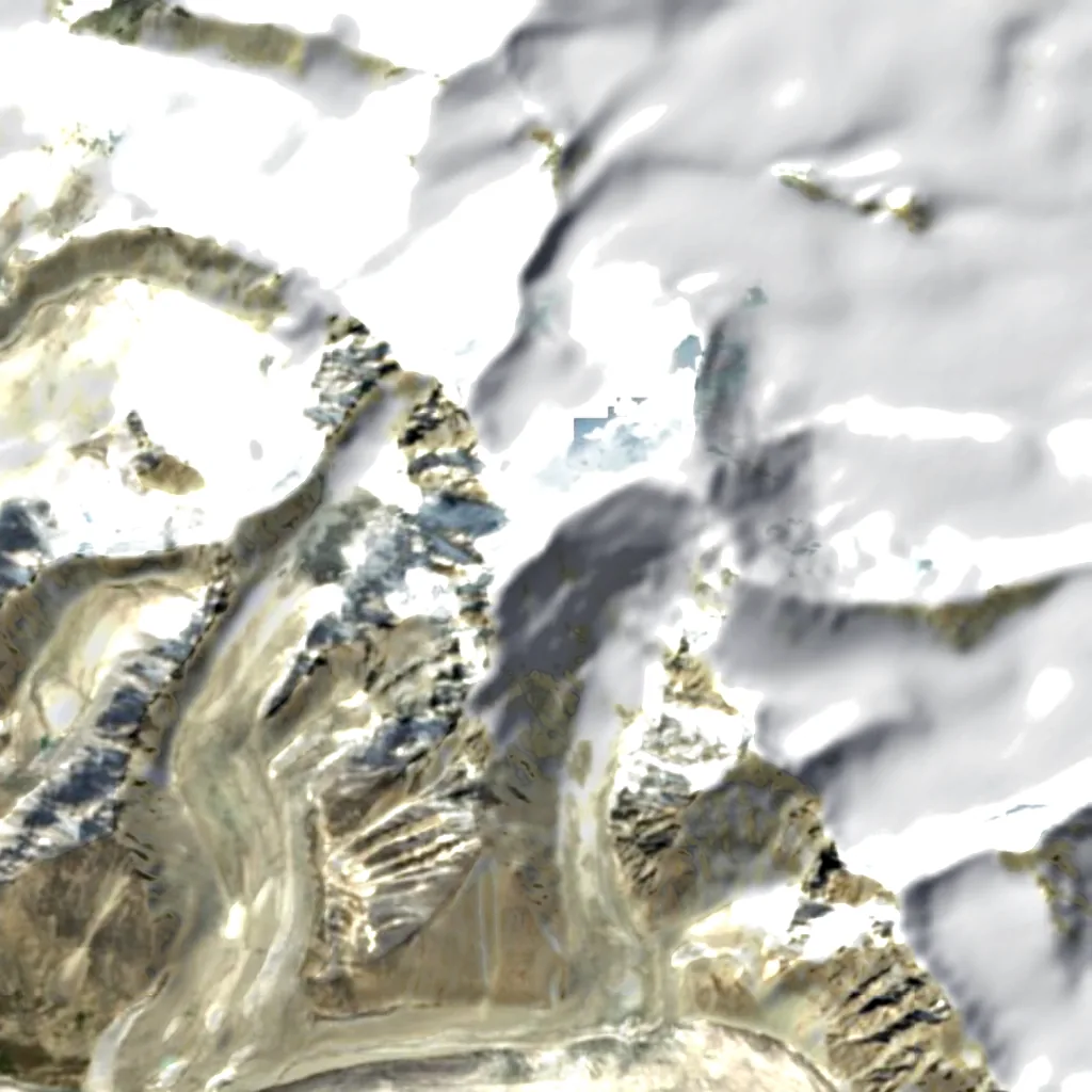 Hüiten Peak seen from above (Sentinel-2)