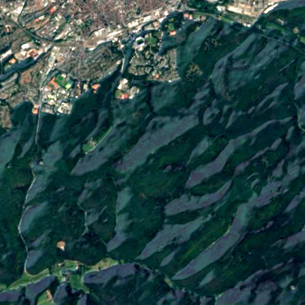 Humberg Tower seen from above (Sentinel-2)