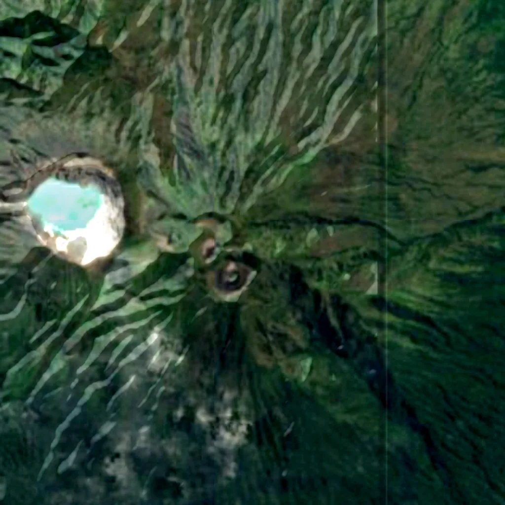 Ijen seen from above (Sentinel-2)