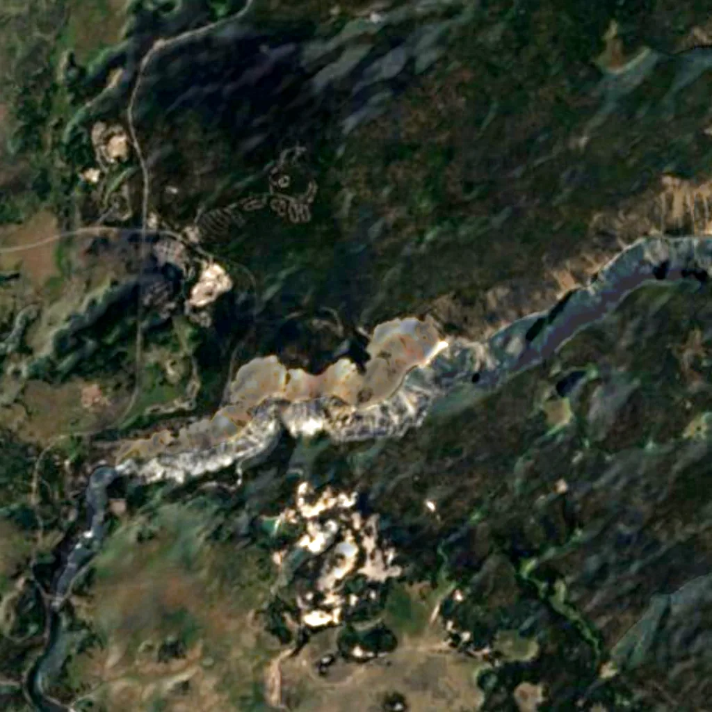 Inspiration Point seen from above (Sentinel-2)