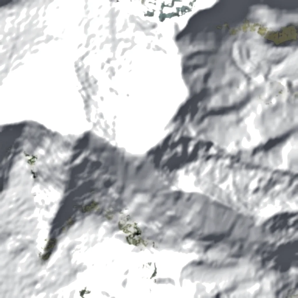 Ismoil Somoni Peak seen from above (Sentinel-2)