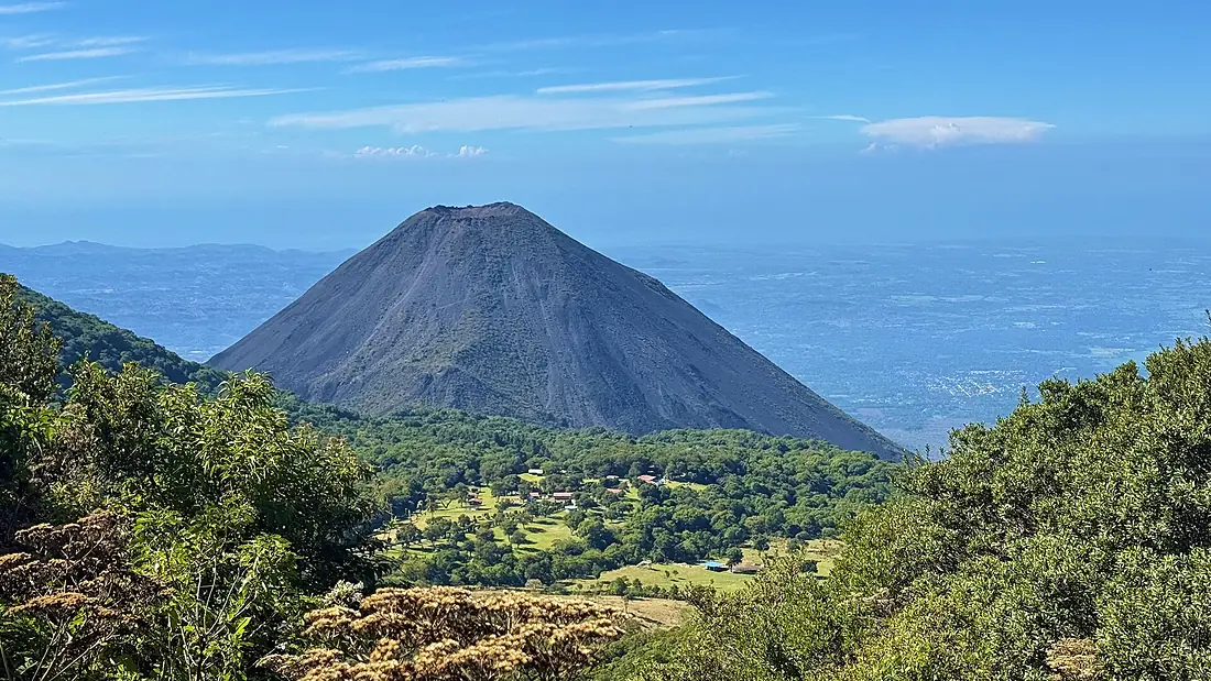 Izalco Volcano from Santa Ana Volcano