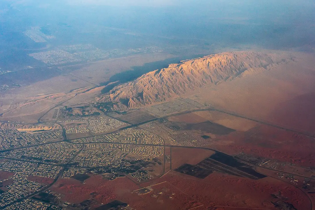 Jebel Hafeet - Aerial View