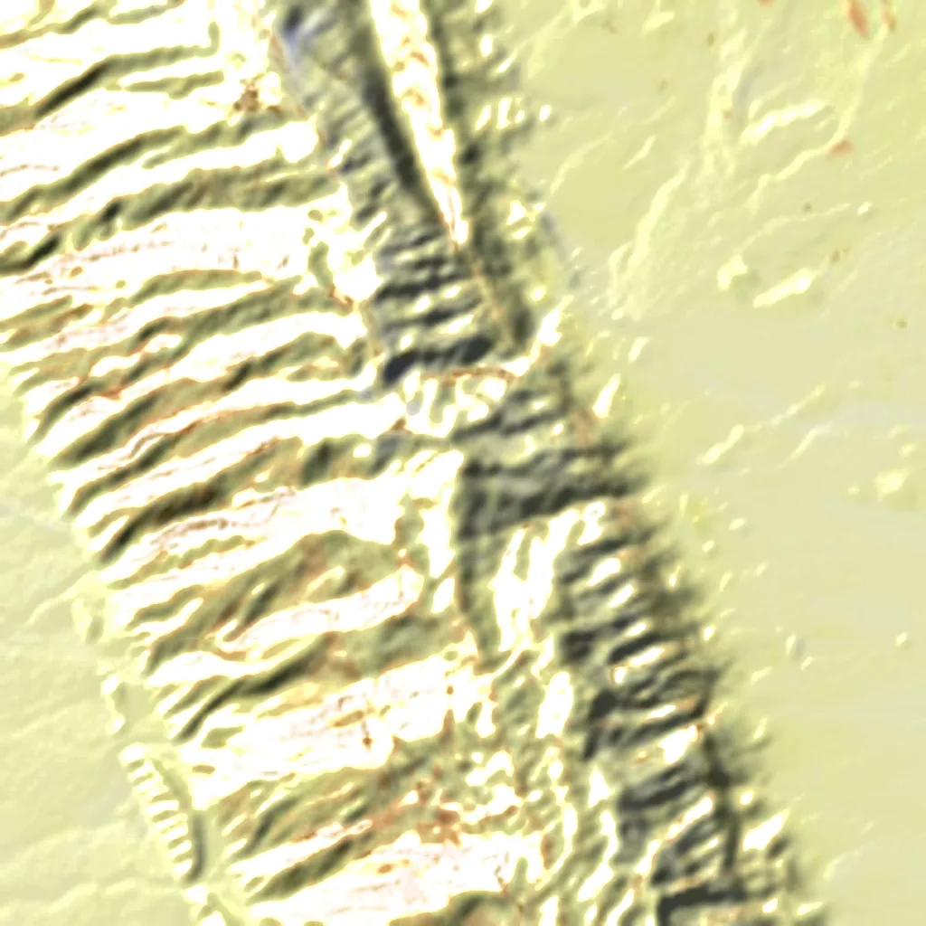 Jabal Hafit seen from above (Sentinel-2)