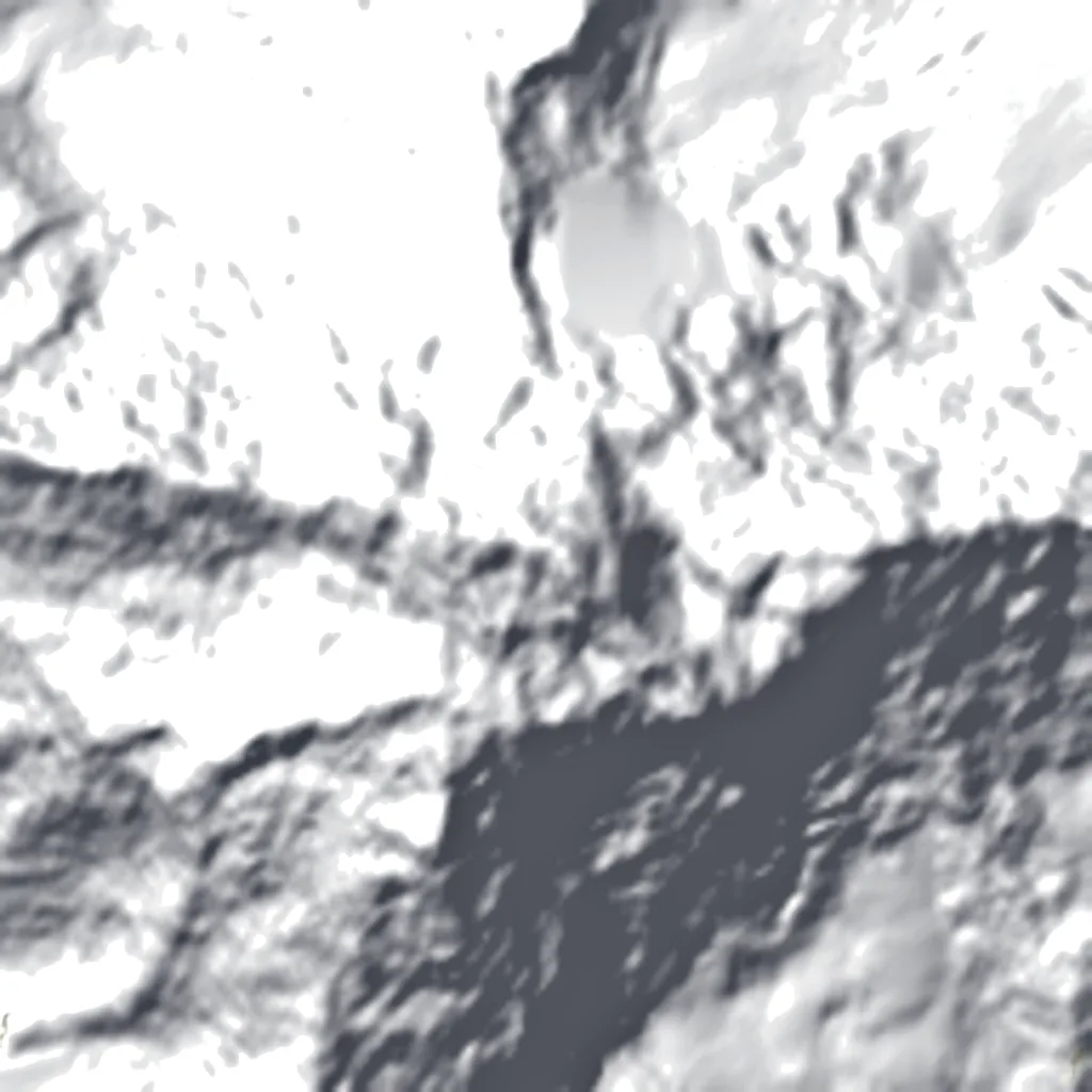 Jengish Chokusu visto dall'alto (Sentinel-2)
