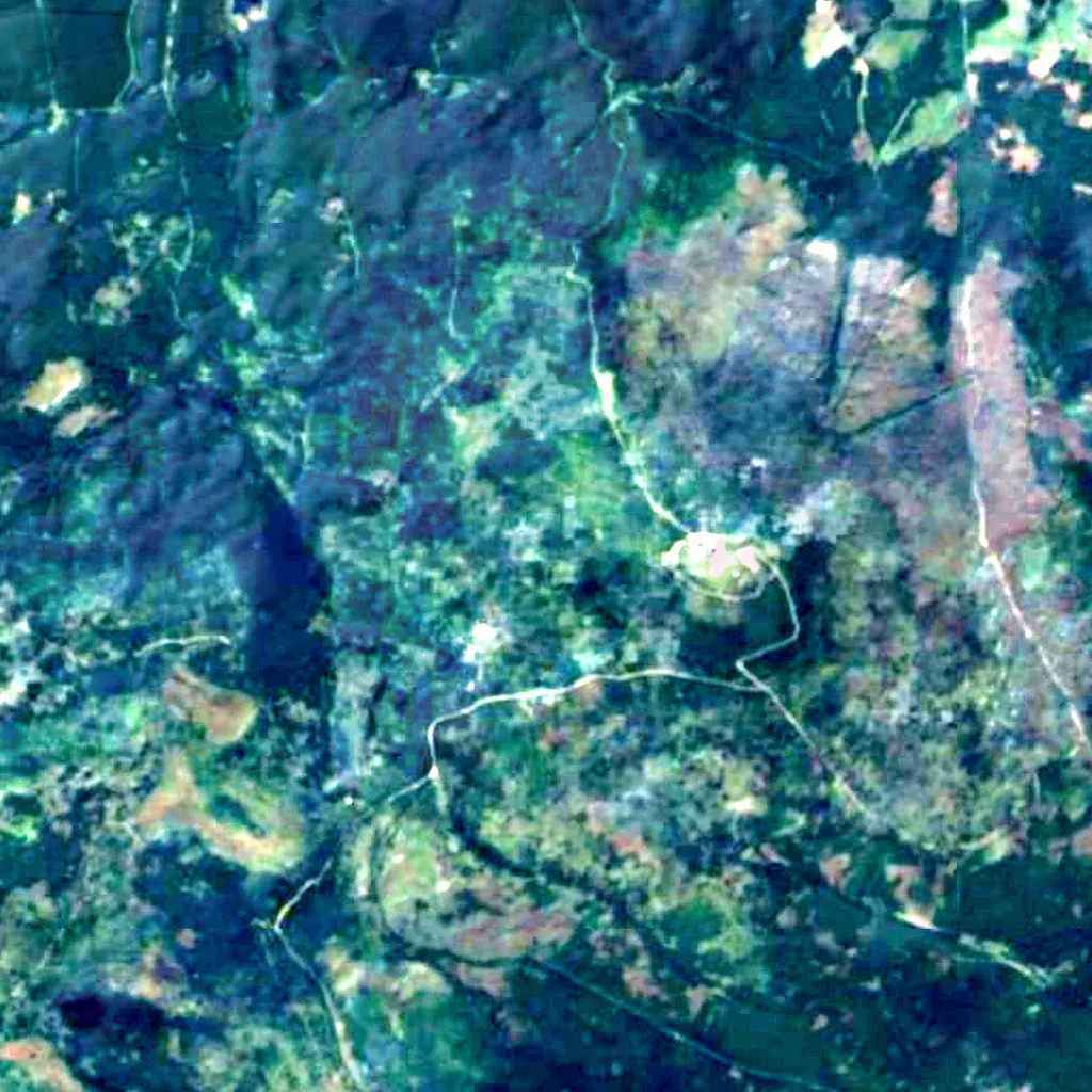 Kahle Klippe seen from above (Sentinel-2)
