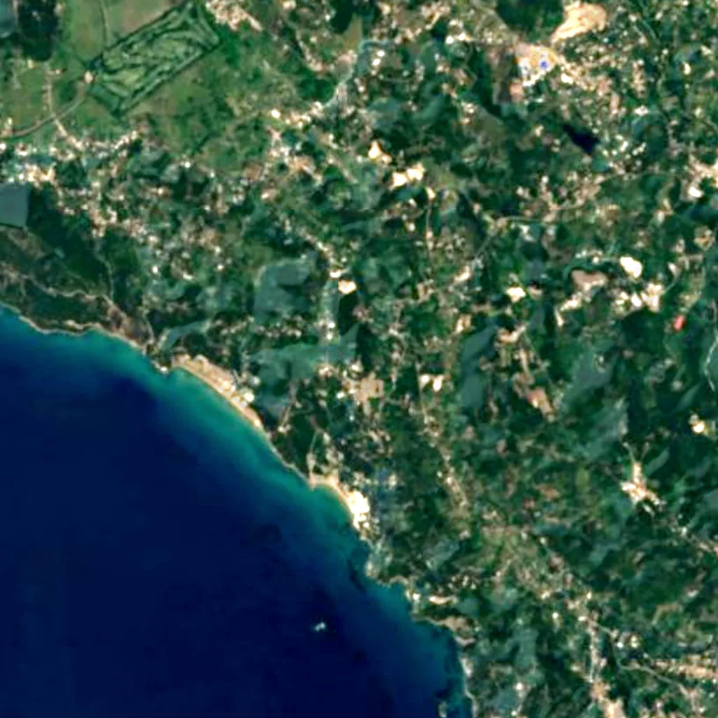 Kaiser's Throne seen from above (Sentinel-2)