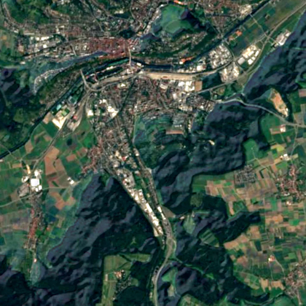 Kalleehöhe seen from above (Sentinel-2)