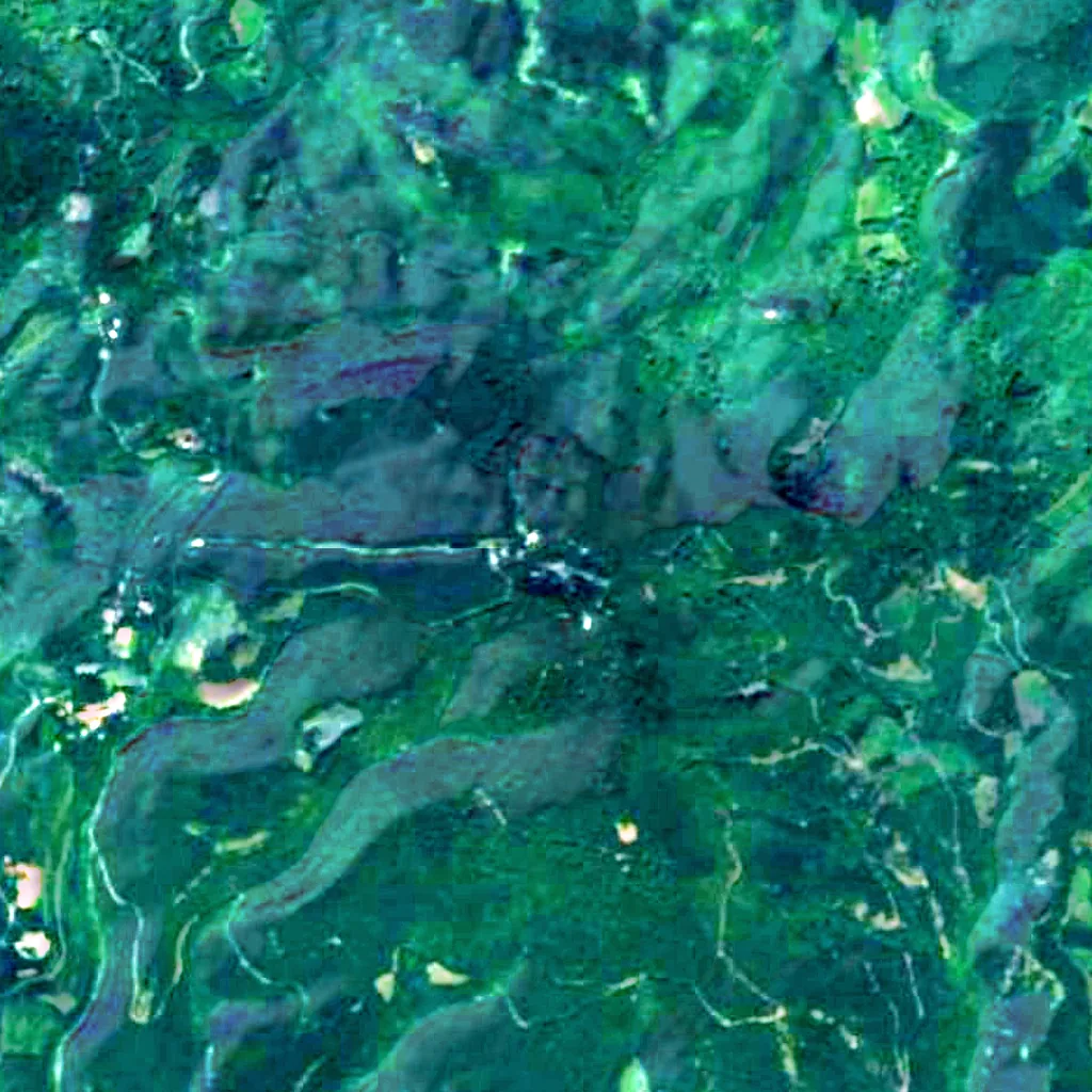 Kékes seen from above (Sentinel-2)