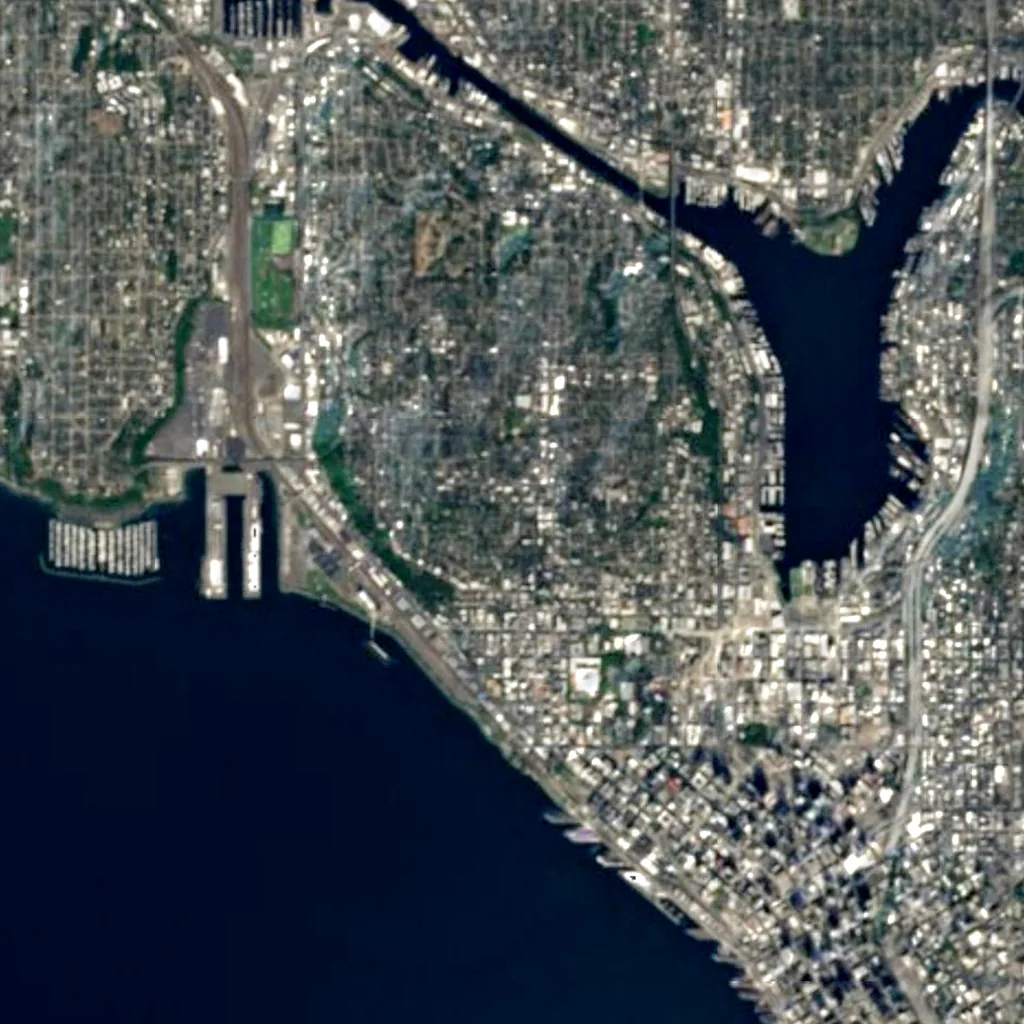 Kerry Park seen from above (Sentinel-2)