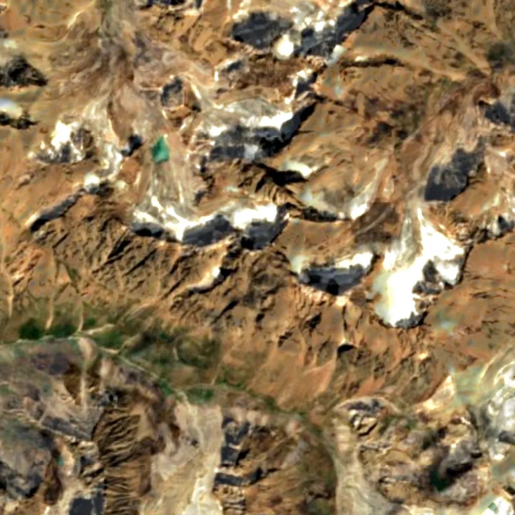 Khazret Sultan seen from above (Sentinel-2)