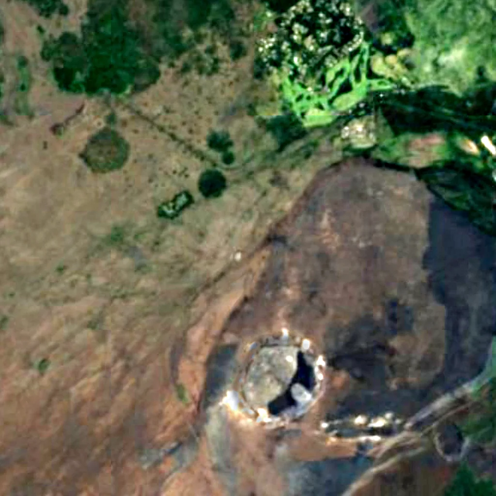 Kīlauea seen from above (Sentinel-2)