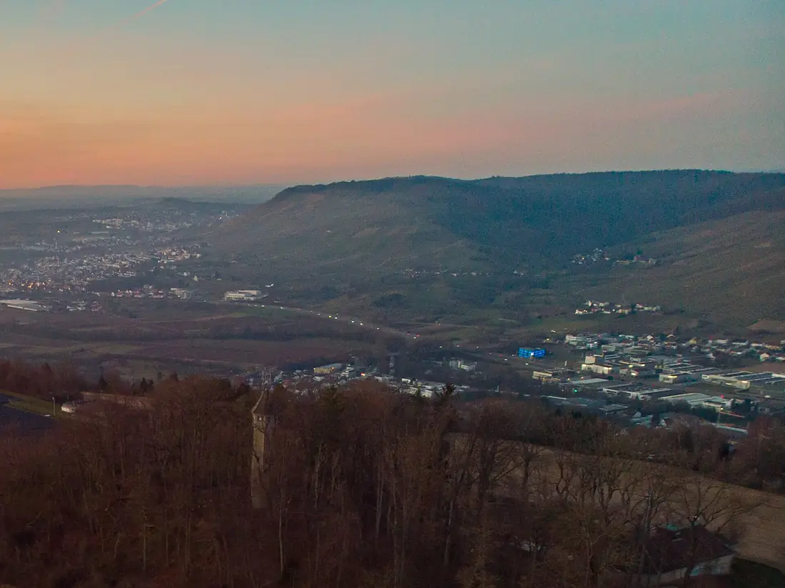 Kleinheppacher Kopf und Wasserturm Schönbühl