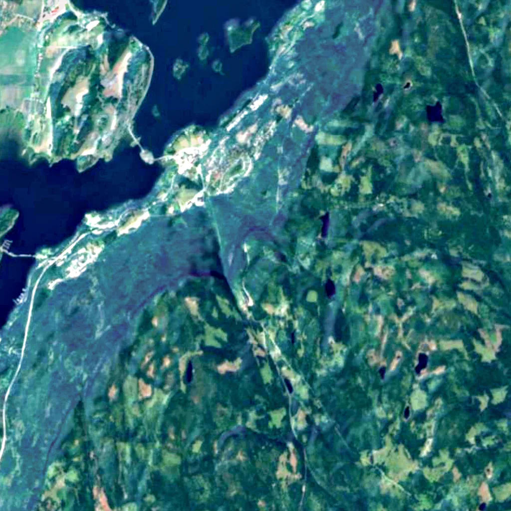 Kronprinsens utsikt seen from above (Sentinel-2)