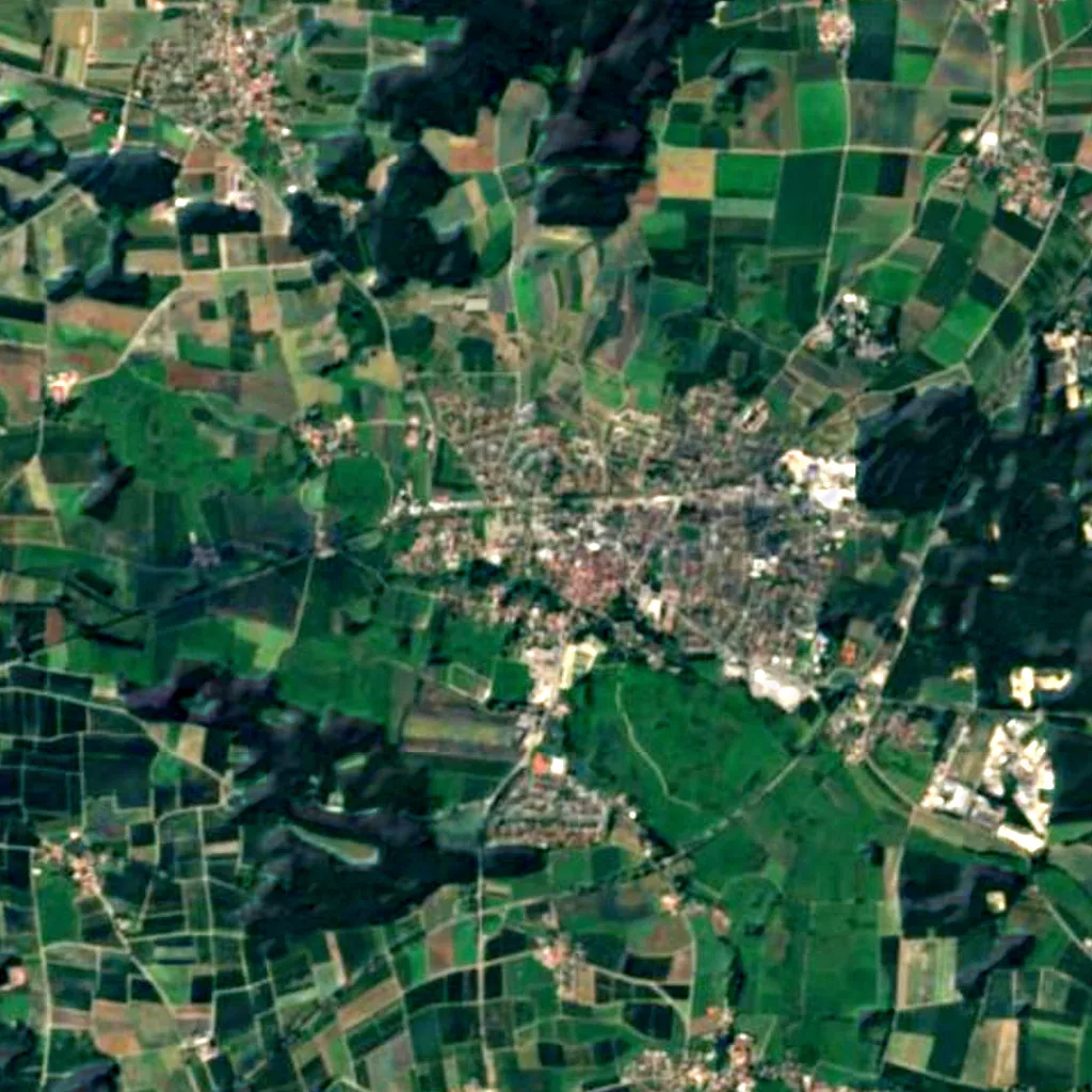 Kuchlbauer Tower seen from above (Sentinel-2)