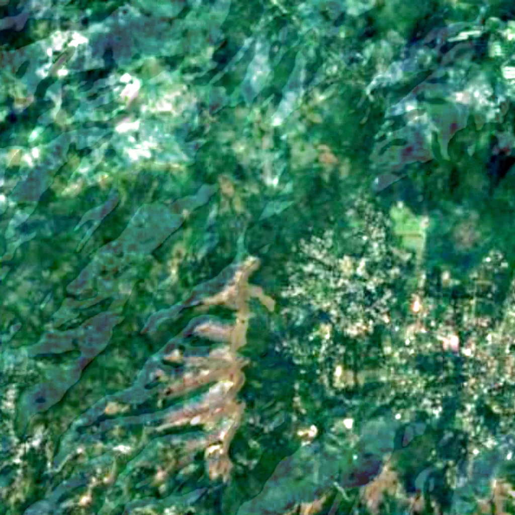 La India Dormida seen from above (Sentinel-2)