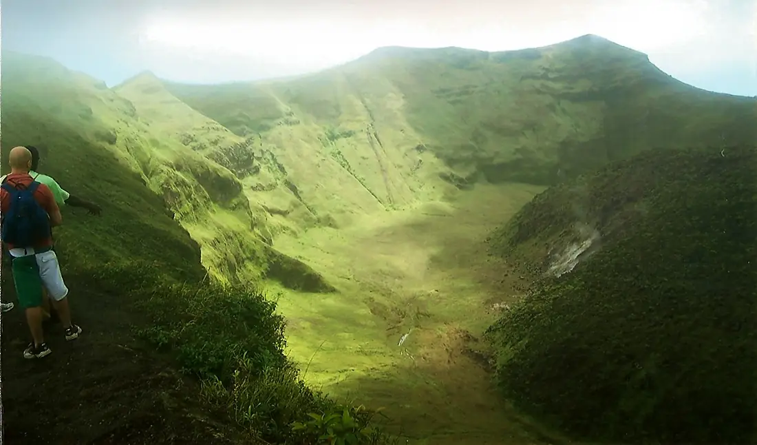 La Soufriere Volcano Summit