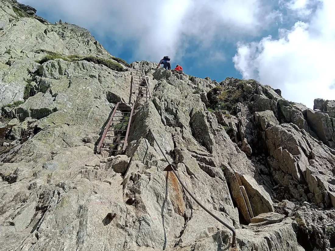 Échelles Sentier du Tour du Mont-Blanc @ Brévent