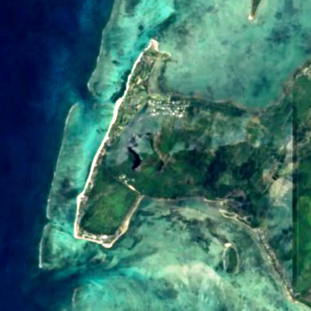 Le Morne Brabant seen from above (Sentinel-2)