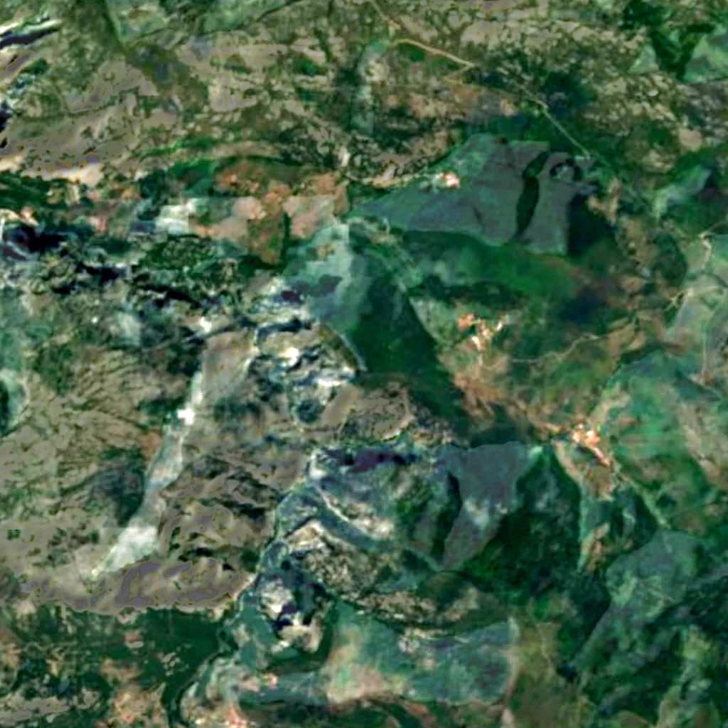 Lookout of Jozarcu von oben gesehen (Sentinel-2)