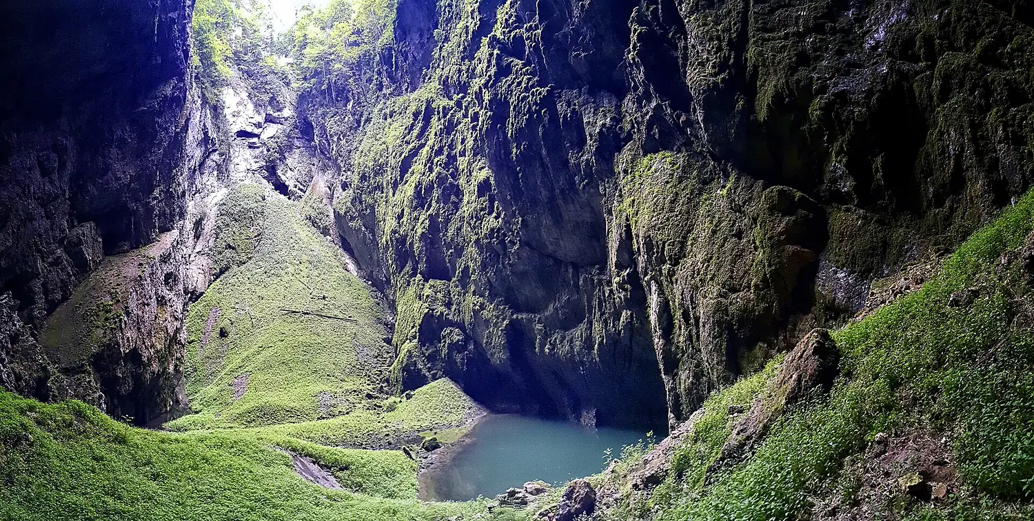 Macocha Abyss at Punkva Caves, Czechia