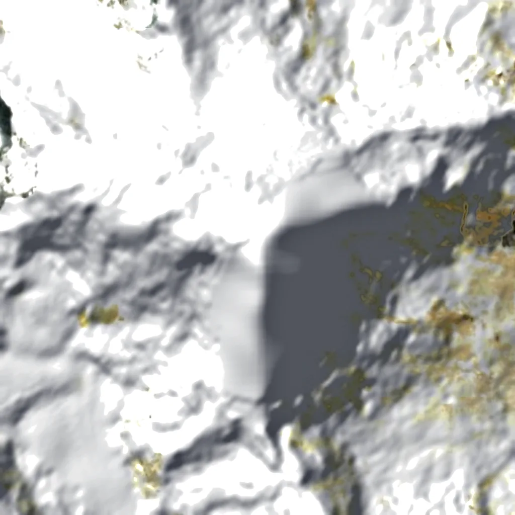 Manaslu seen from above (Sentinel-2)