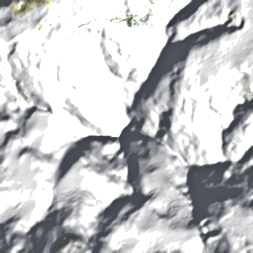 Masherbrum seen from above (Sentinel-2)