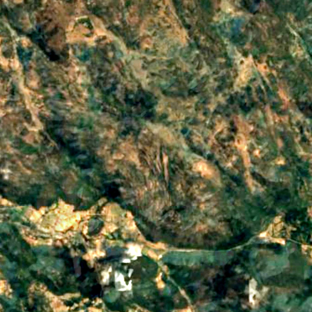 Matobo Hills seen from above (Sentinel-2)
