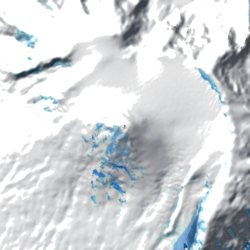Mawson Peak seen from above (Sentinel-2)