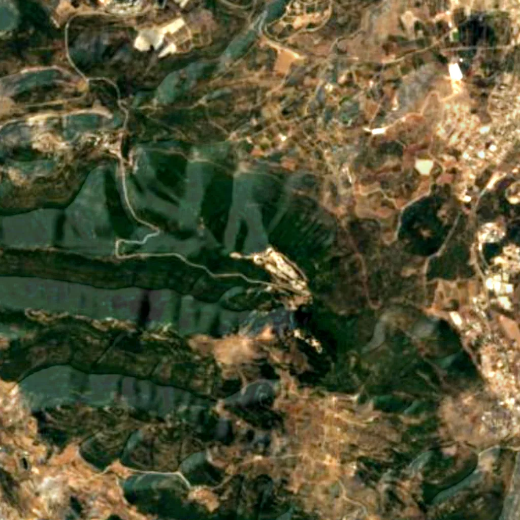 Meron seen from above (Sentinel-2)