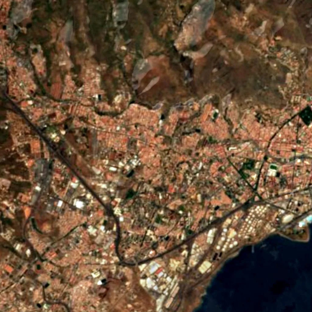 Mirador de Vistabella seen from above (Sentinel-2)