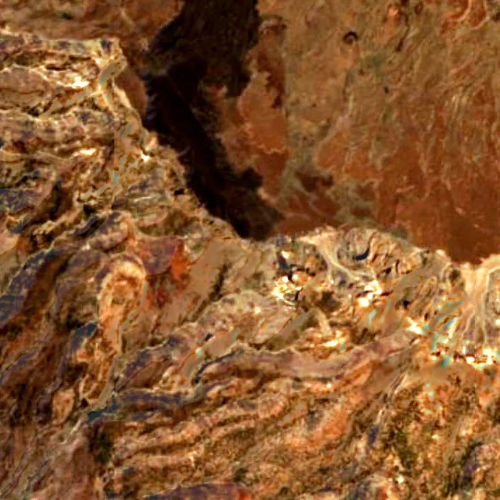 Mirador Juan Evóra visto desde arriba (Sentinel-2)