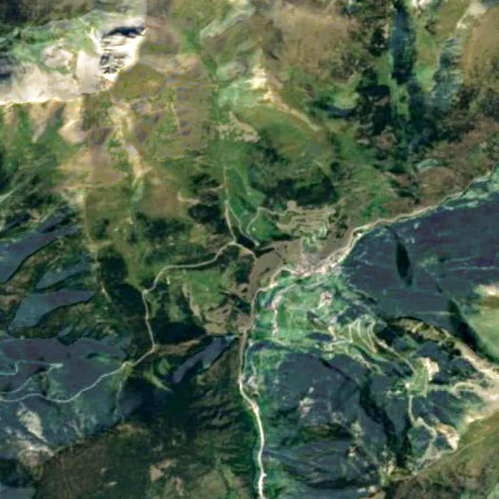 Mirador Roc del Quer seen from above (Sentinel-2)