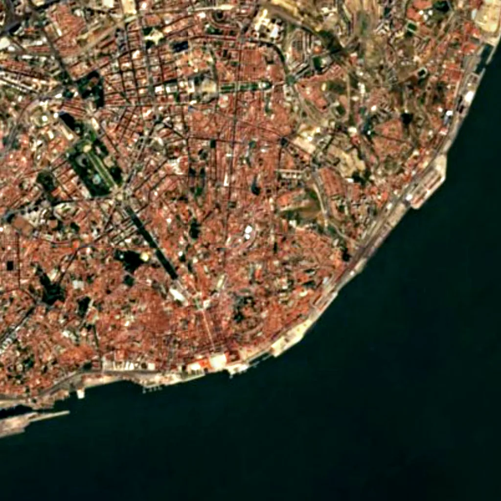 Miradouro da Senhora do Monte seen from above (Sentinel-2)