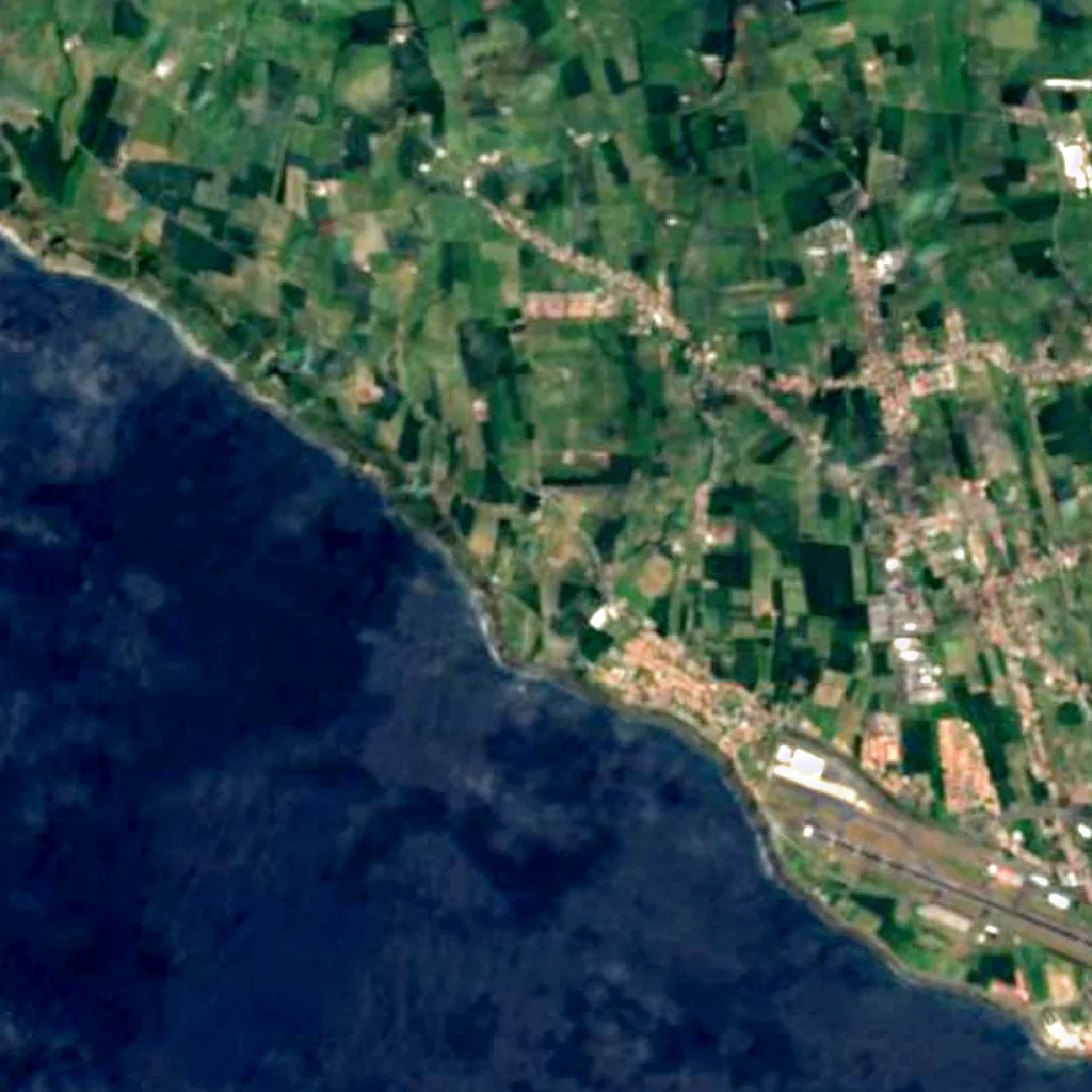 Miradouro do Caminho Novo seen from above (Sentinel-2)