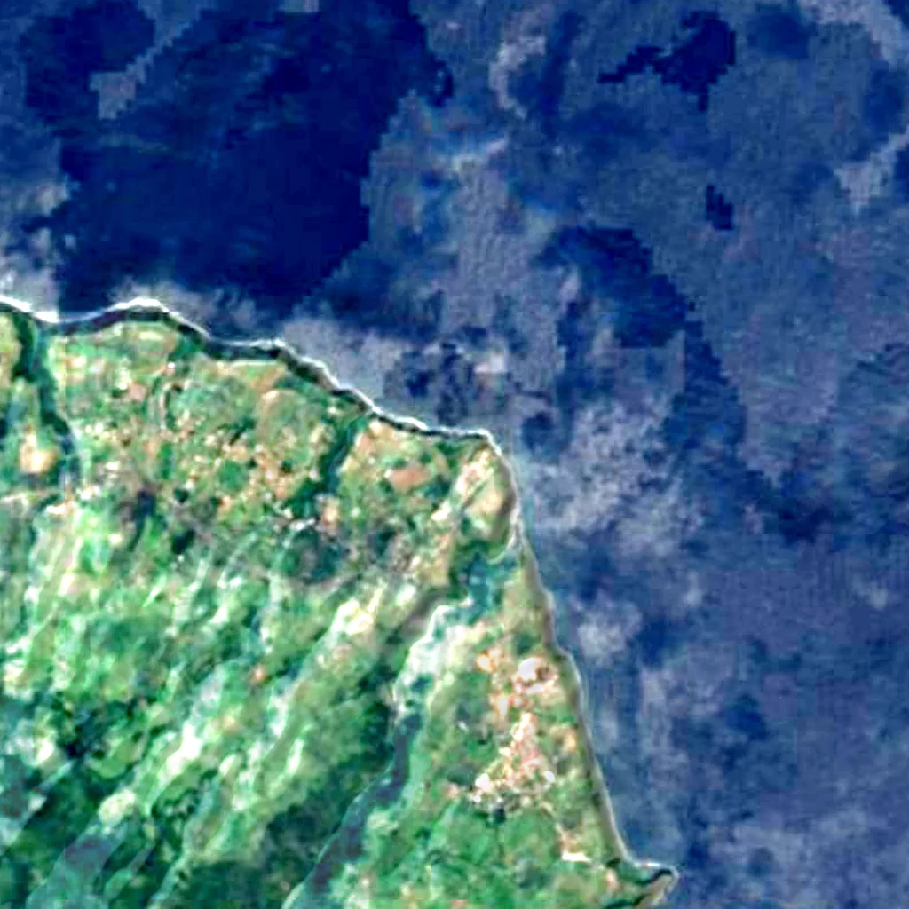 Miradouro do Pelado seen from above (Sentinel-2)