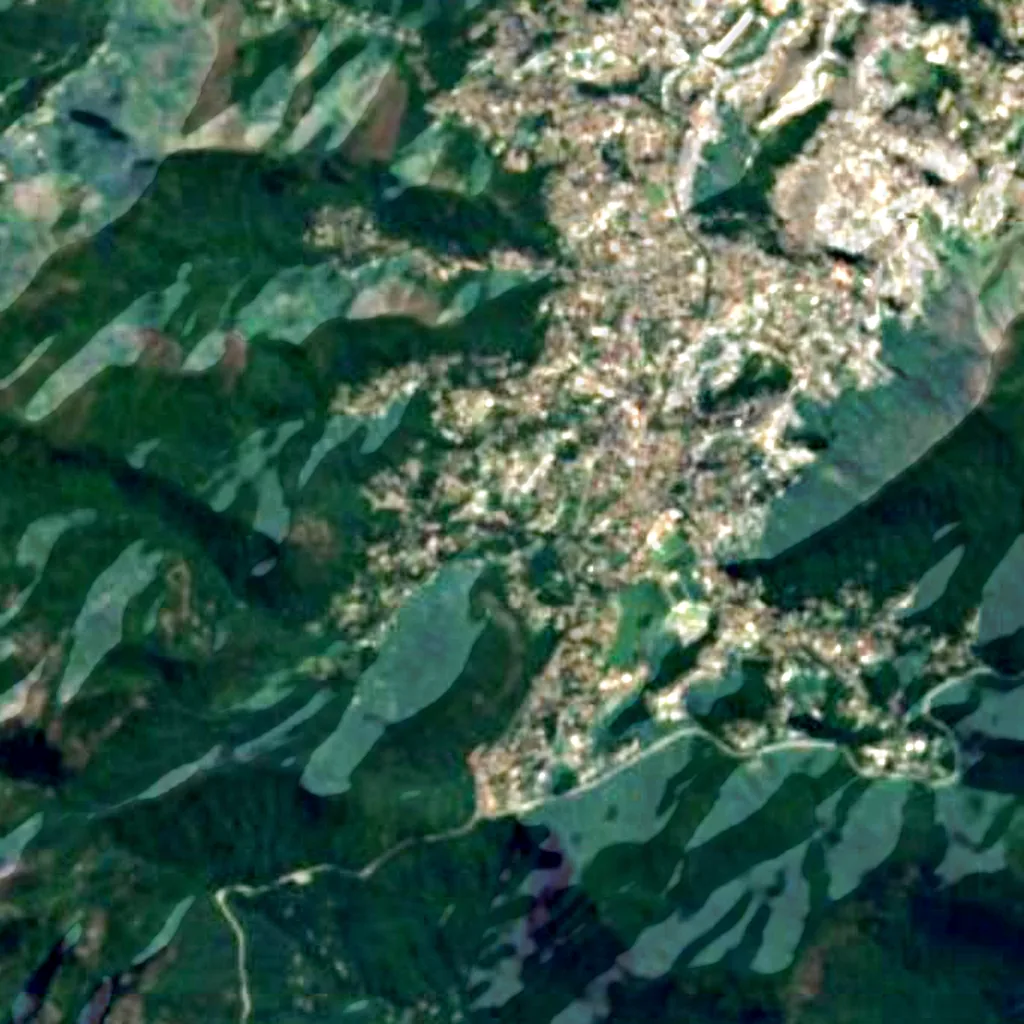 Mirante da Granja Guarani seen from above (Sentinel-2)