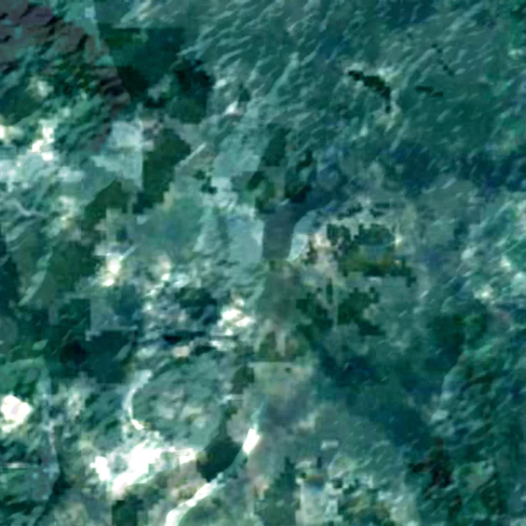 Mont Bengoué seen from above (Sentinel-2)