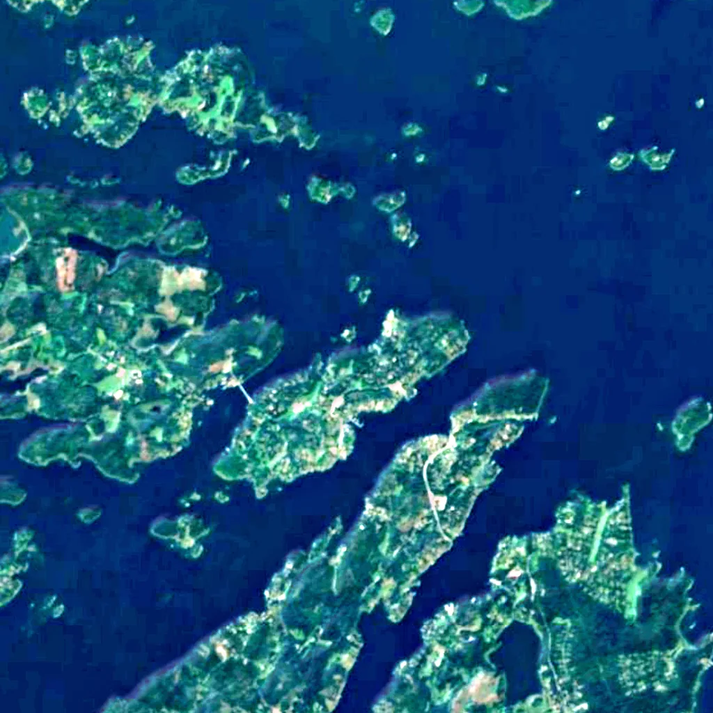 Monte Bello seen from above (Sentinel-2)