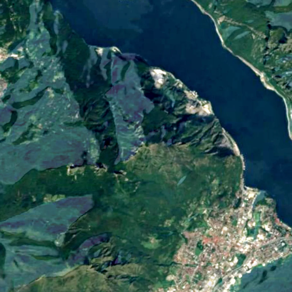 Monte Moregallo seen from above (Sentinel-2)