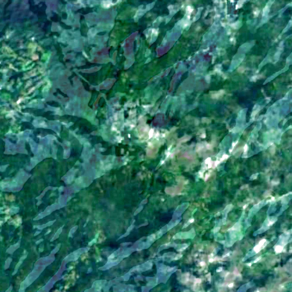 Morne Diablotins seen from above (Sentinel-2)