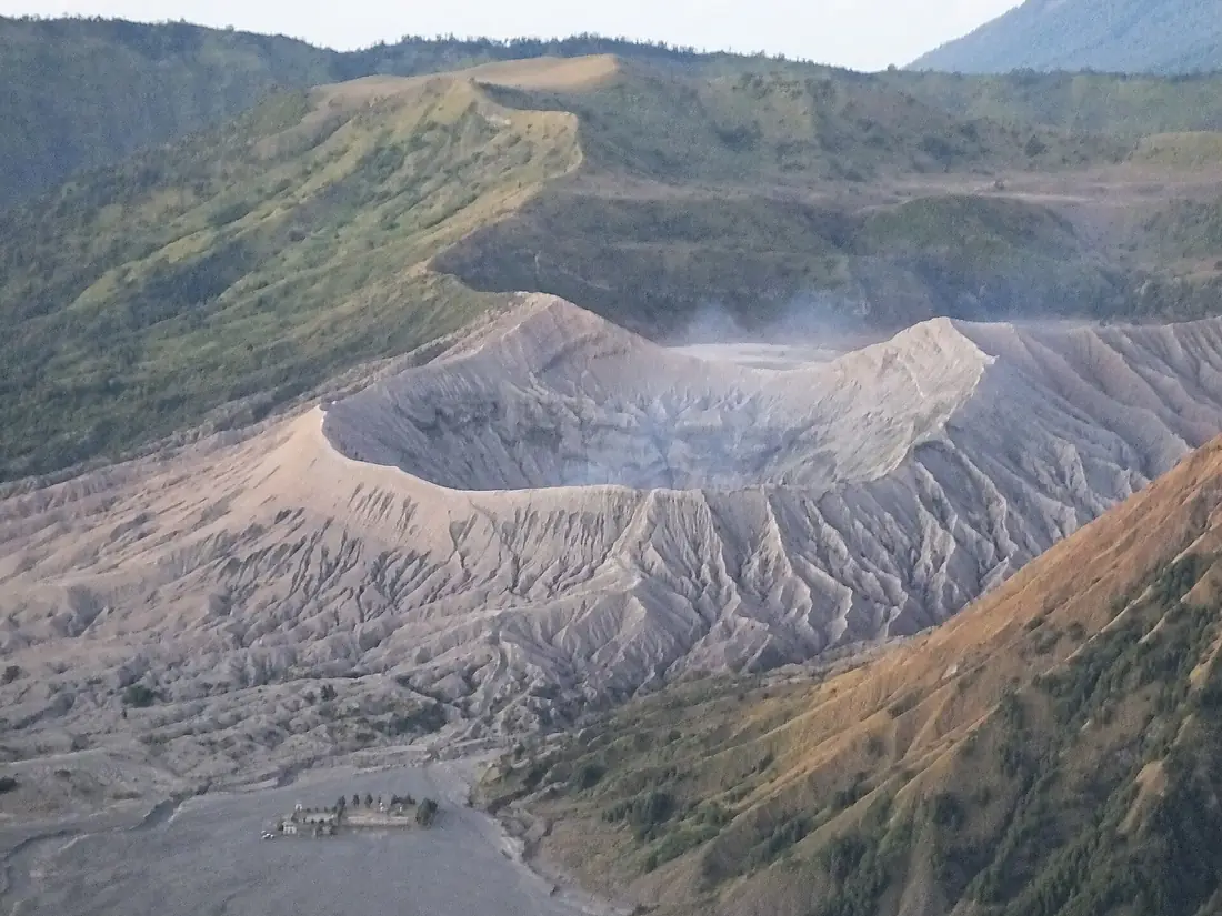 Mount Bromo closeup on sunrise 2