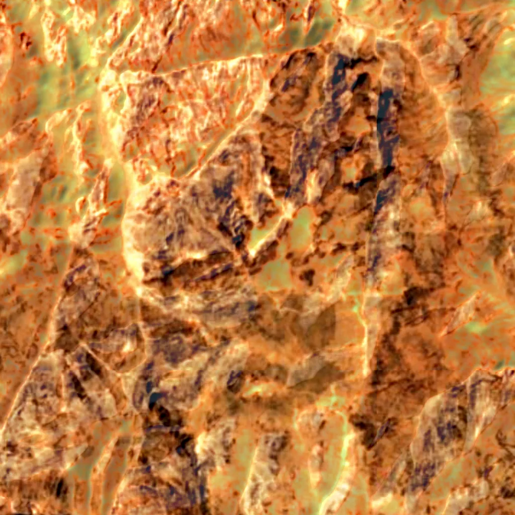 Mount Catherine seen from above (Sentinel-2)